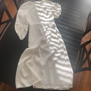 Martha Linen Corset Dress Tibi